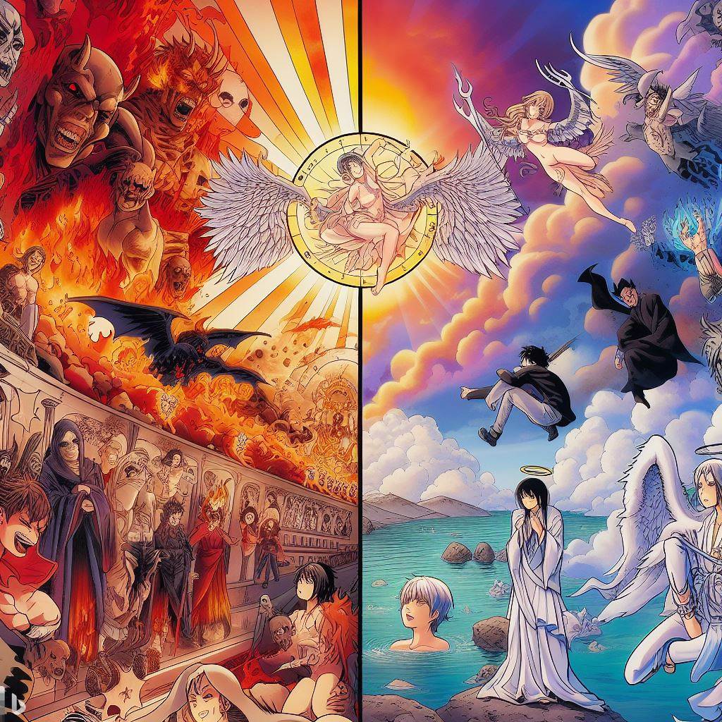 Inferno e Paradiso: un tema ricorrente nei manga e anime