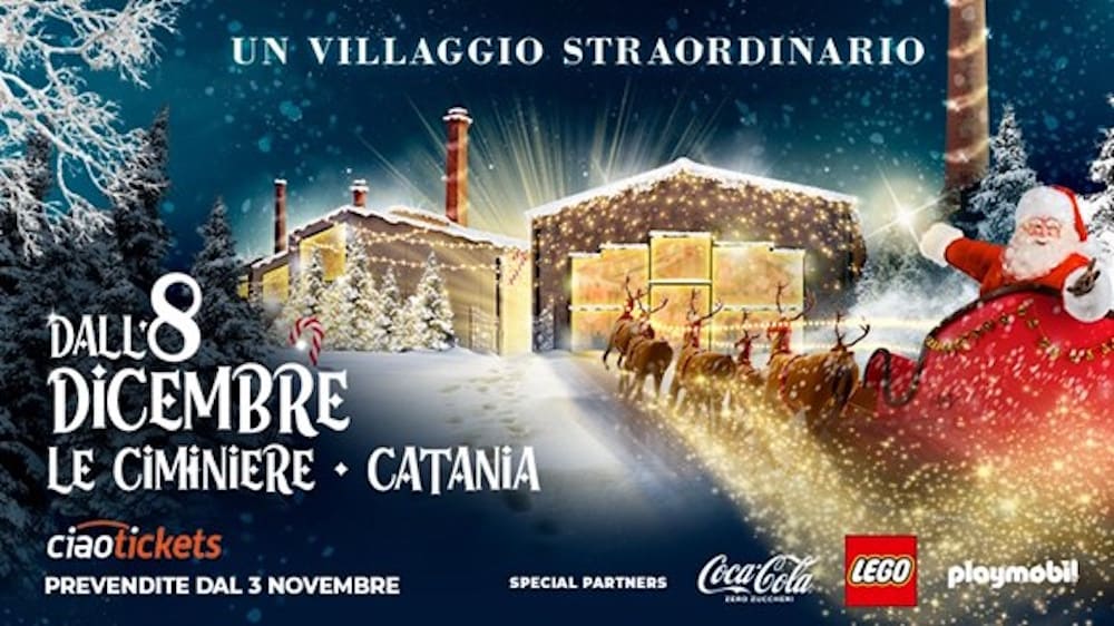 “Christmas Town” il primo parco tematico del Sud Italia sbarca a Catania