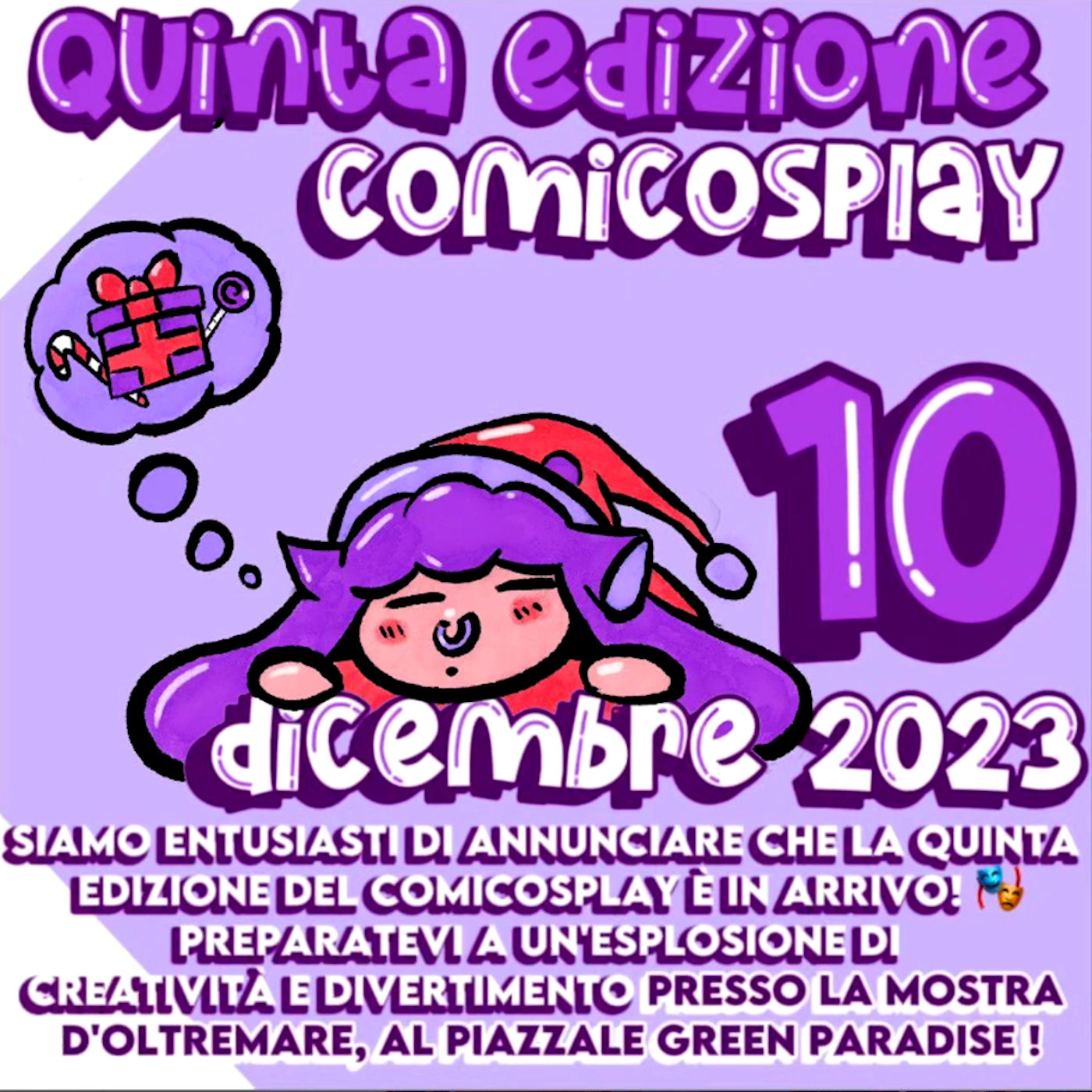 La quinta edizione del Comicosplay: 10 dicembre 2023