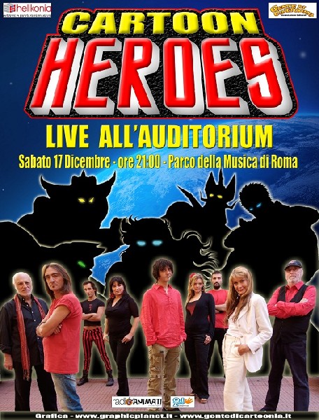 Cartoon Heroes all’Auditorium