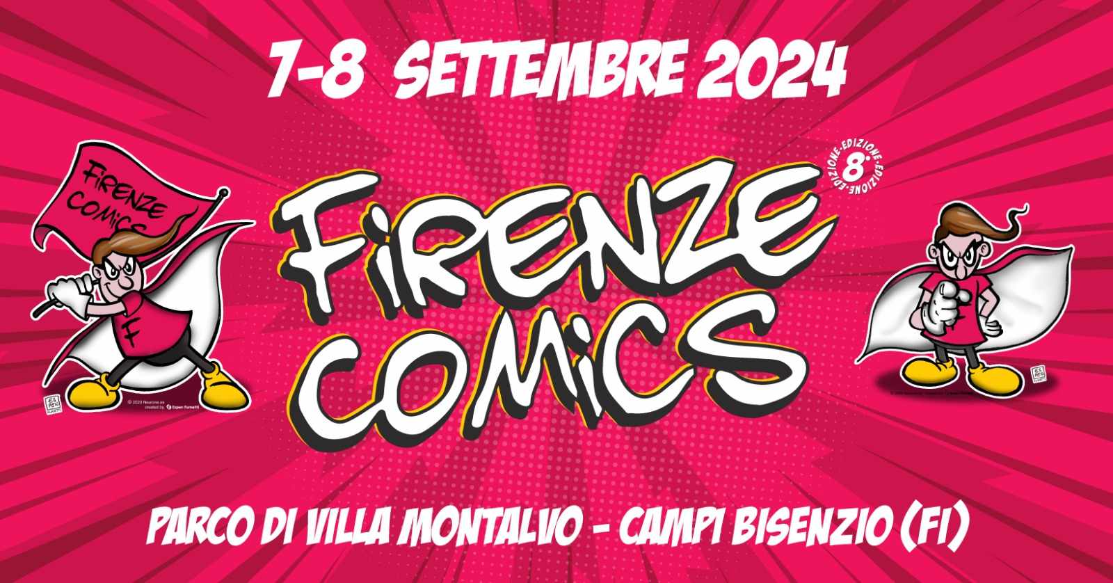 L’ottava edizione di Firenze Comics: 7 e 8 settembre 2024