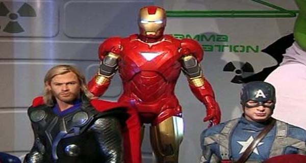 Thor e Captain America al Madame Tussauds di New York