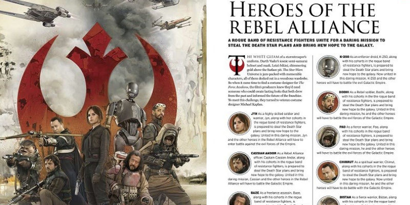 Official visual story guide di Rogue One