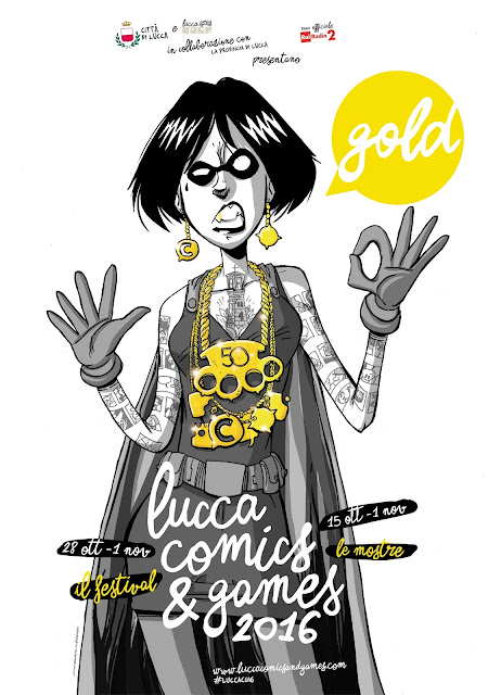 Il poster di Zerocalcare per Lucca Comics & Games 2016