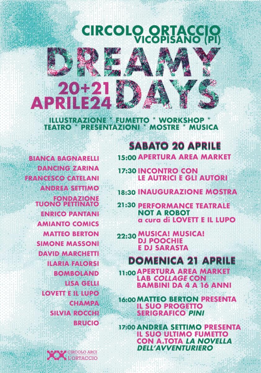 A Vicopisano, la prima edizione di Dreamy Days: 20 e 21 aprile 2024