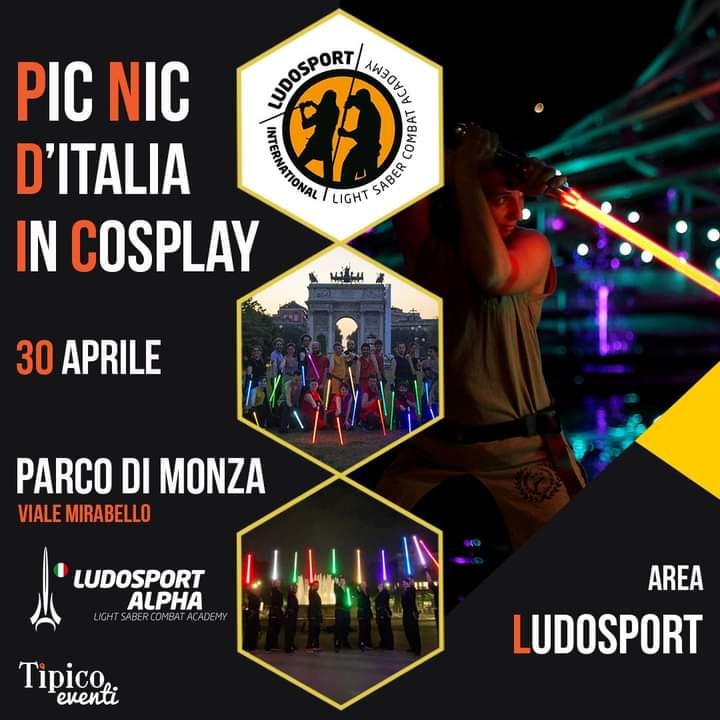 Al Parco di Monza “Pic Nic d’Italia In Cosplay” 30 aprile 2023