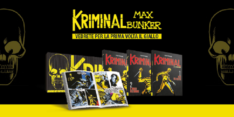 Kriminal, i fumetti del Re del delitto per la prima volta a colori in edicola