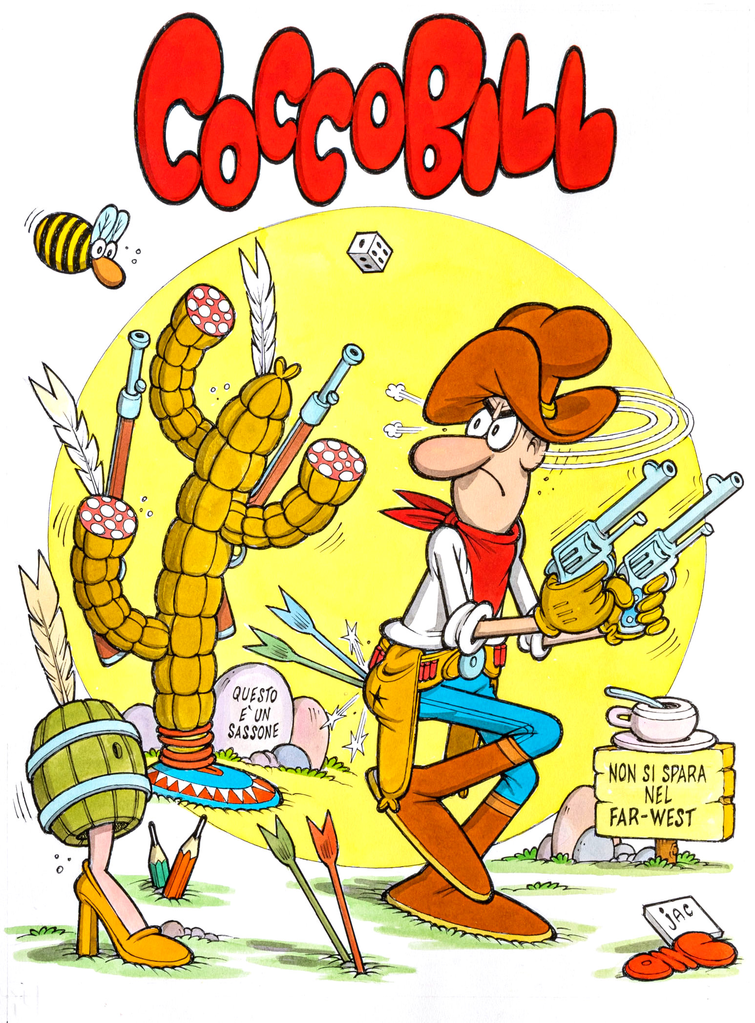 Chi è Cocco Bill, il leggendario cowboy di Jacovitti?
