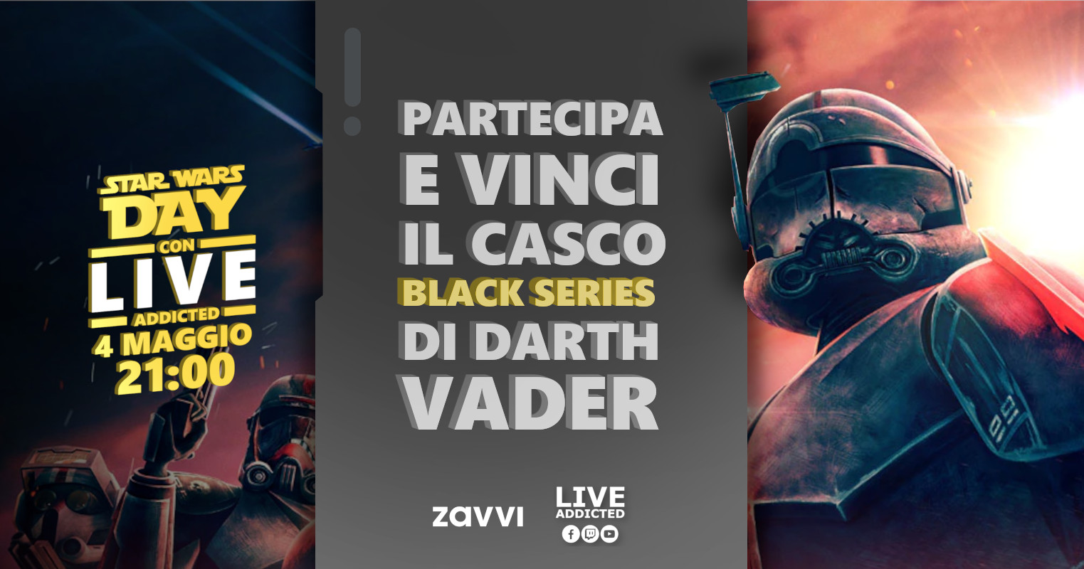 Star Wars Day: partecipa e vinci il casco black series di Darth Vader