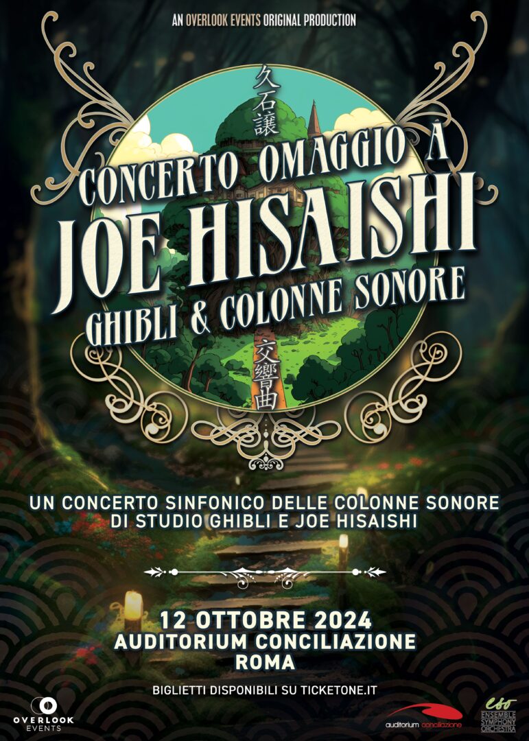 Il concerto tributo a Joe Hisaishi arriva a Roma dopo i sold out di Milano