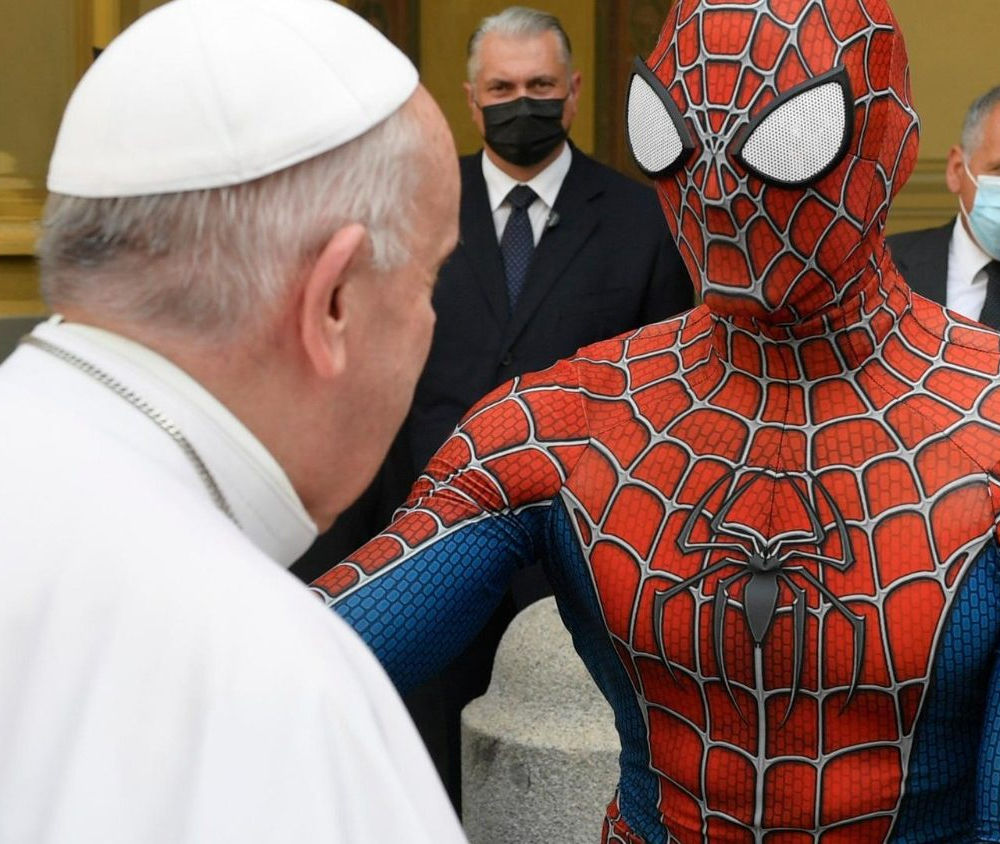 Quando Spiderman andò dal Papa