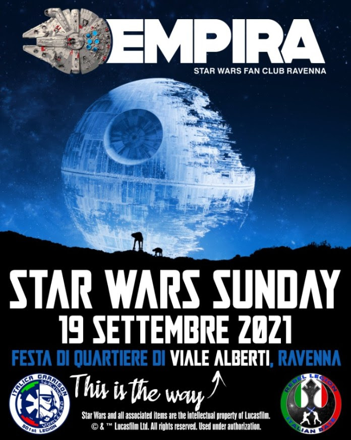 Star Wars Sunday 2021:19 settembre a Ravenna!