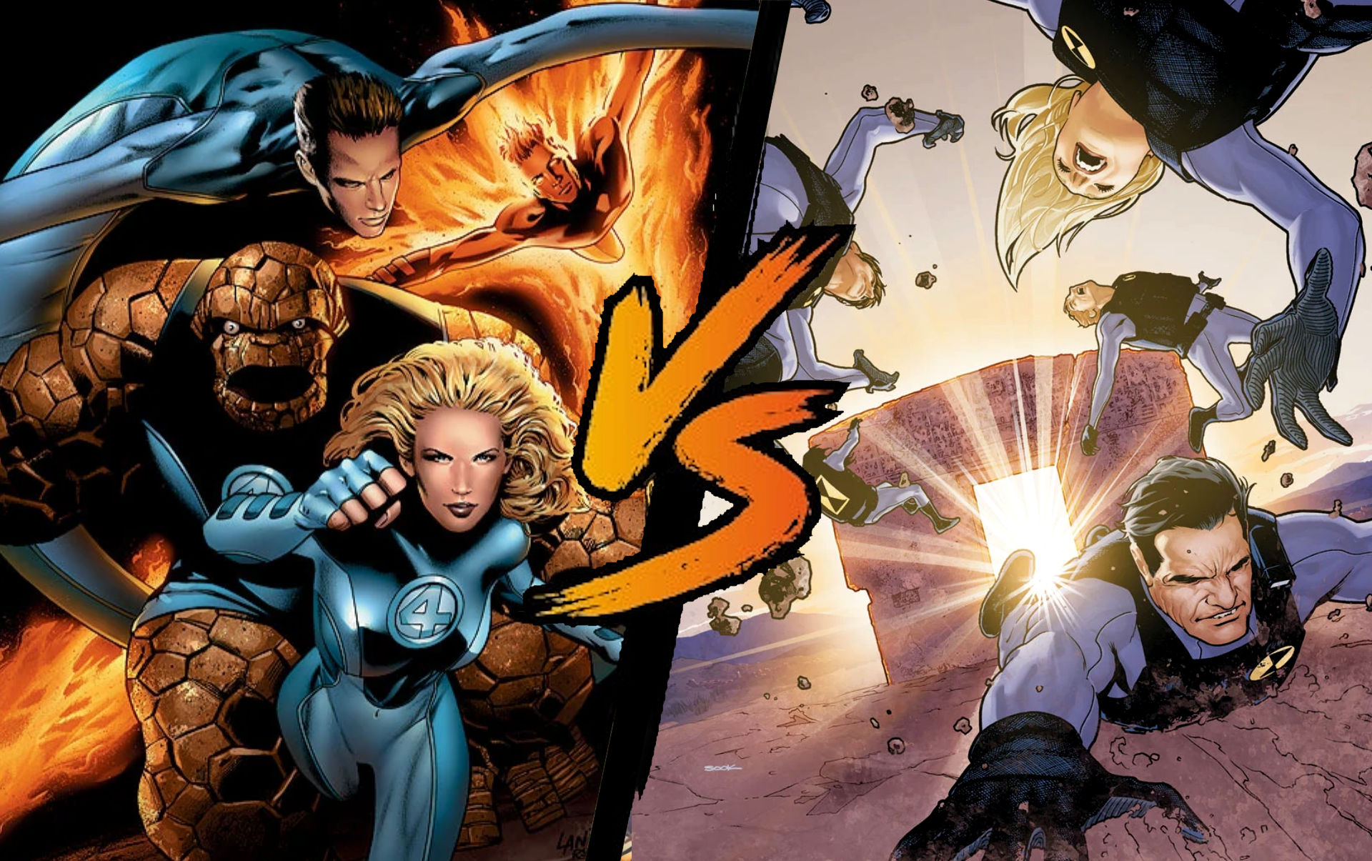 Fantastici Quattro (Marvel) vs Challengers of the Unknown (DC Comics)