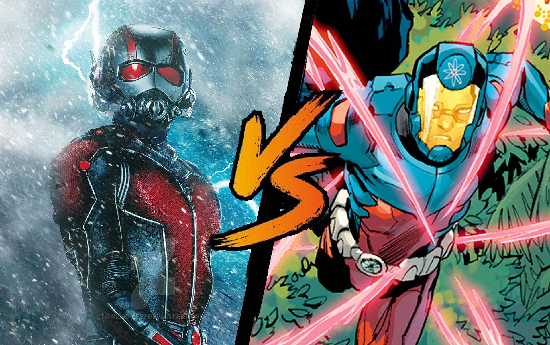 Ant-Man (Marvel) vs Atom (DC Comics)