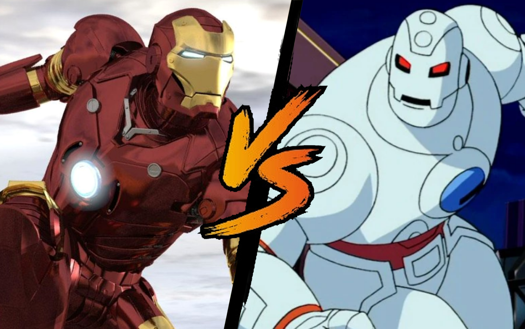 Iron Man (Marvel) vs S.T.R.I.P.E (DC Comics)