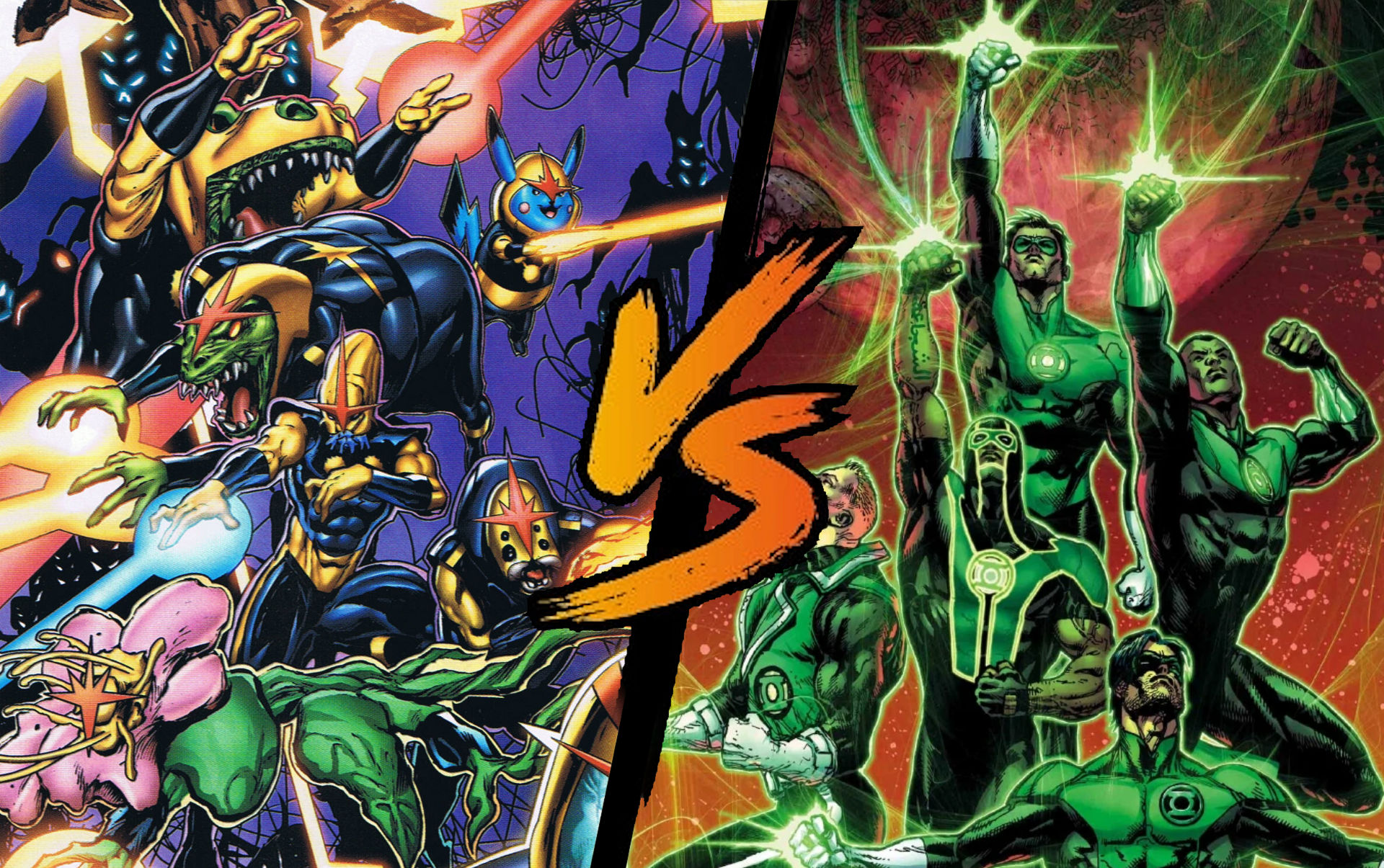 Nova Corps (Marvel) vs Green Lantern Corps (DC Comics)