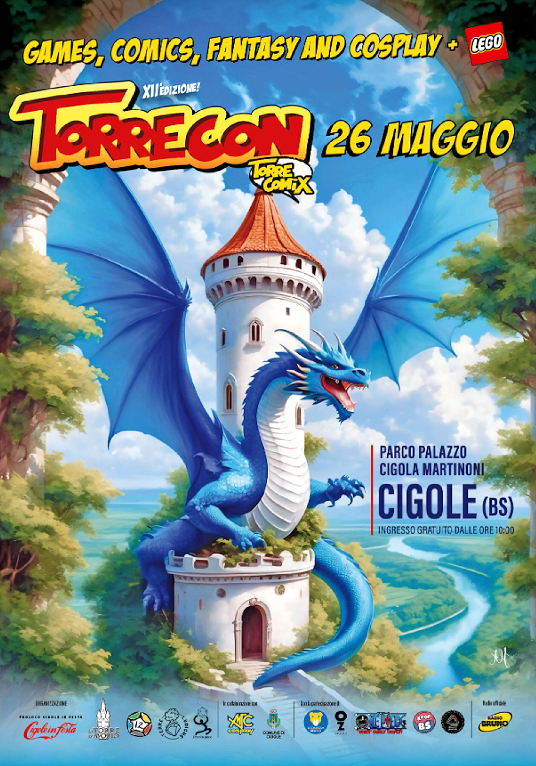 Il 26 maggio 2024 ritorna il TorreCon: La festa del Gioco a Cigole