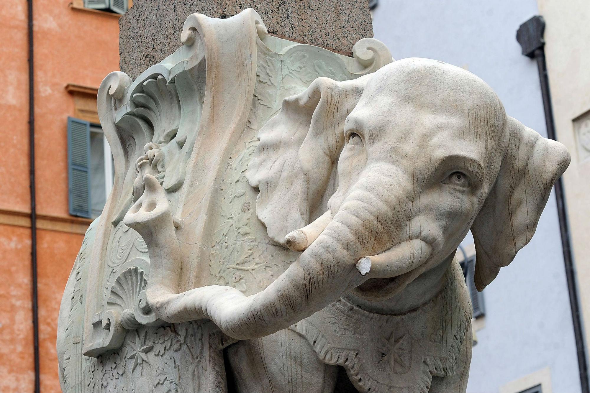 L’elefantino a Piazza della Minerva