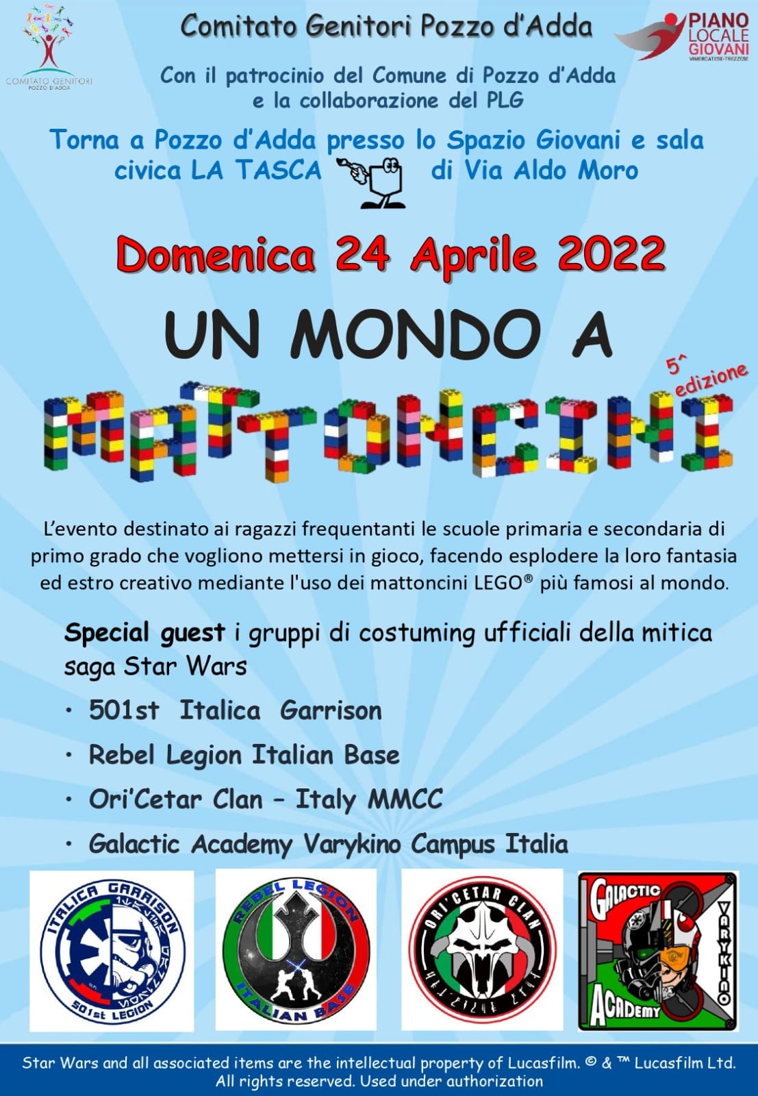 Un Mondo a Mattoncini 24 aprile 2022