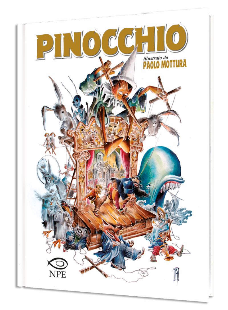 “Pinocchio” illustrato da Paolo Mottura