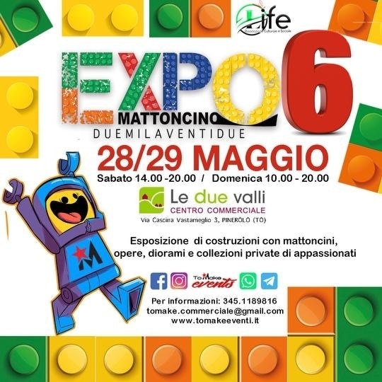 L’edizione 2022 di Expo Mattoncino a Pinerolo