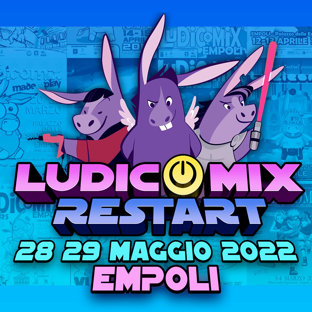 Ludicomix Restart: 28 e 29 maggio 2022