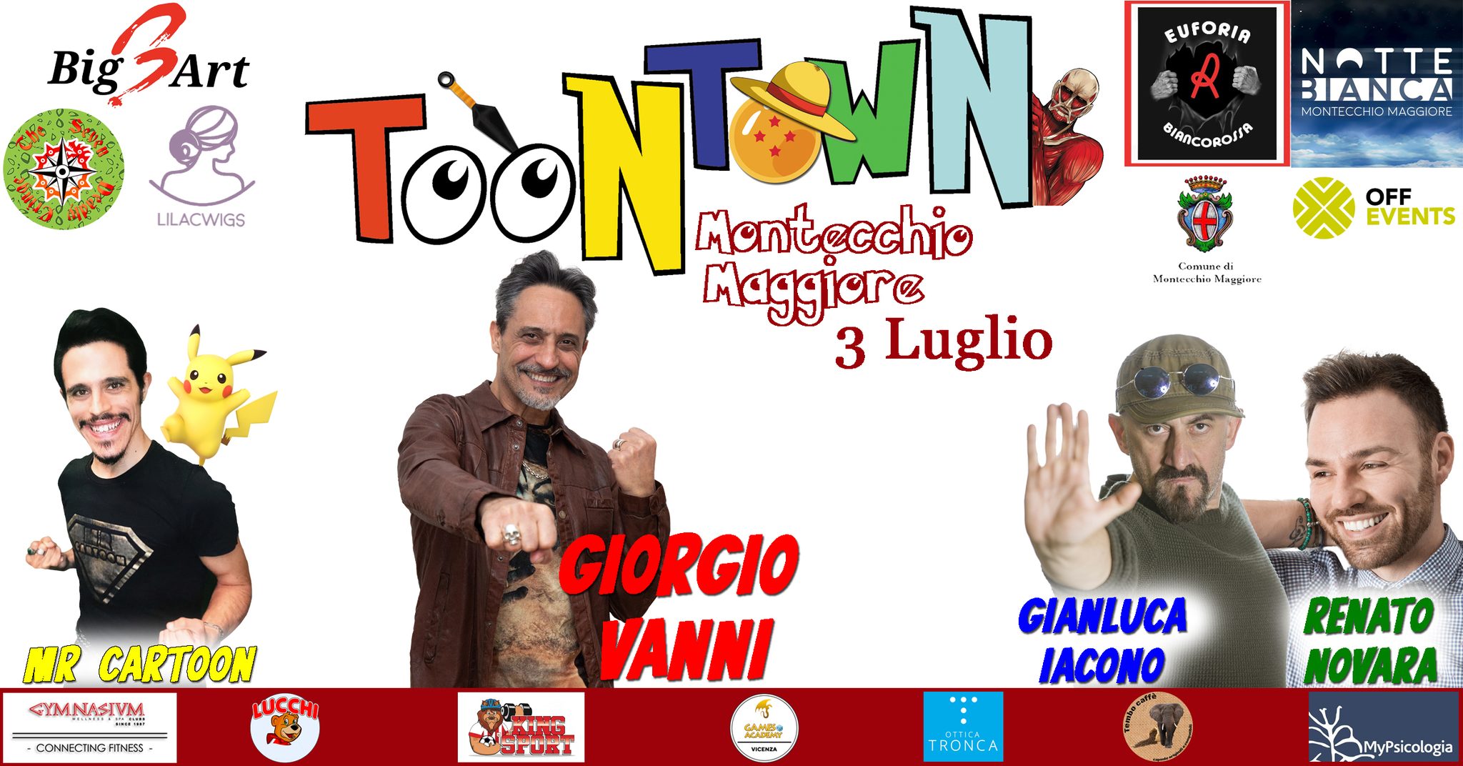 ToonTown a Montecchio: 3 luglio 2022