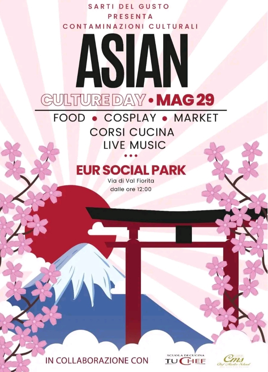 Asian Culture Day: Roma 29 maggio 2022