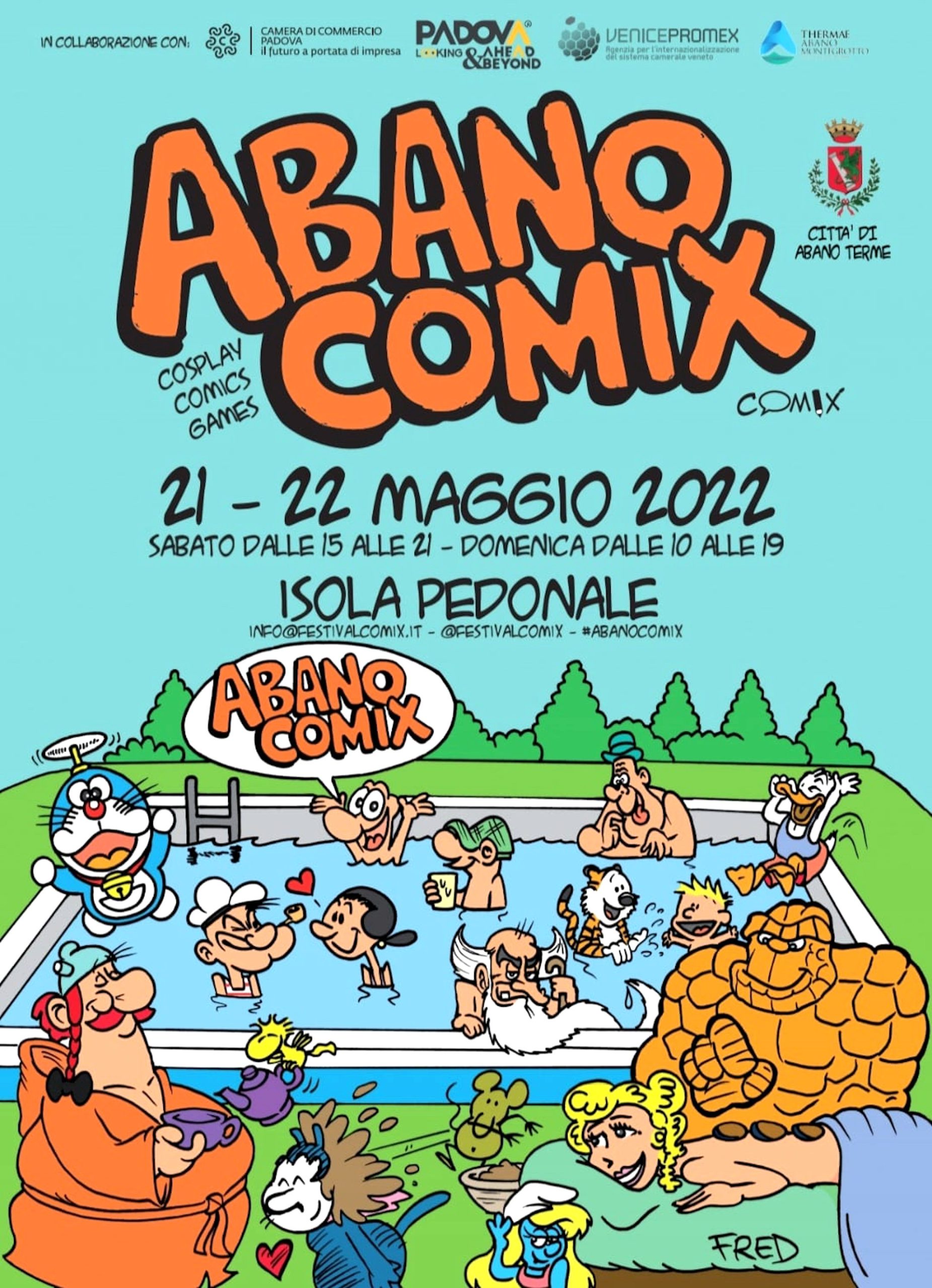 L’ottava edizione di Abano Comix: 21-22 maggio 2022