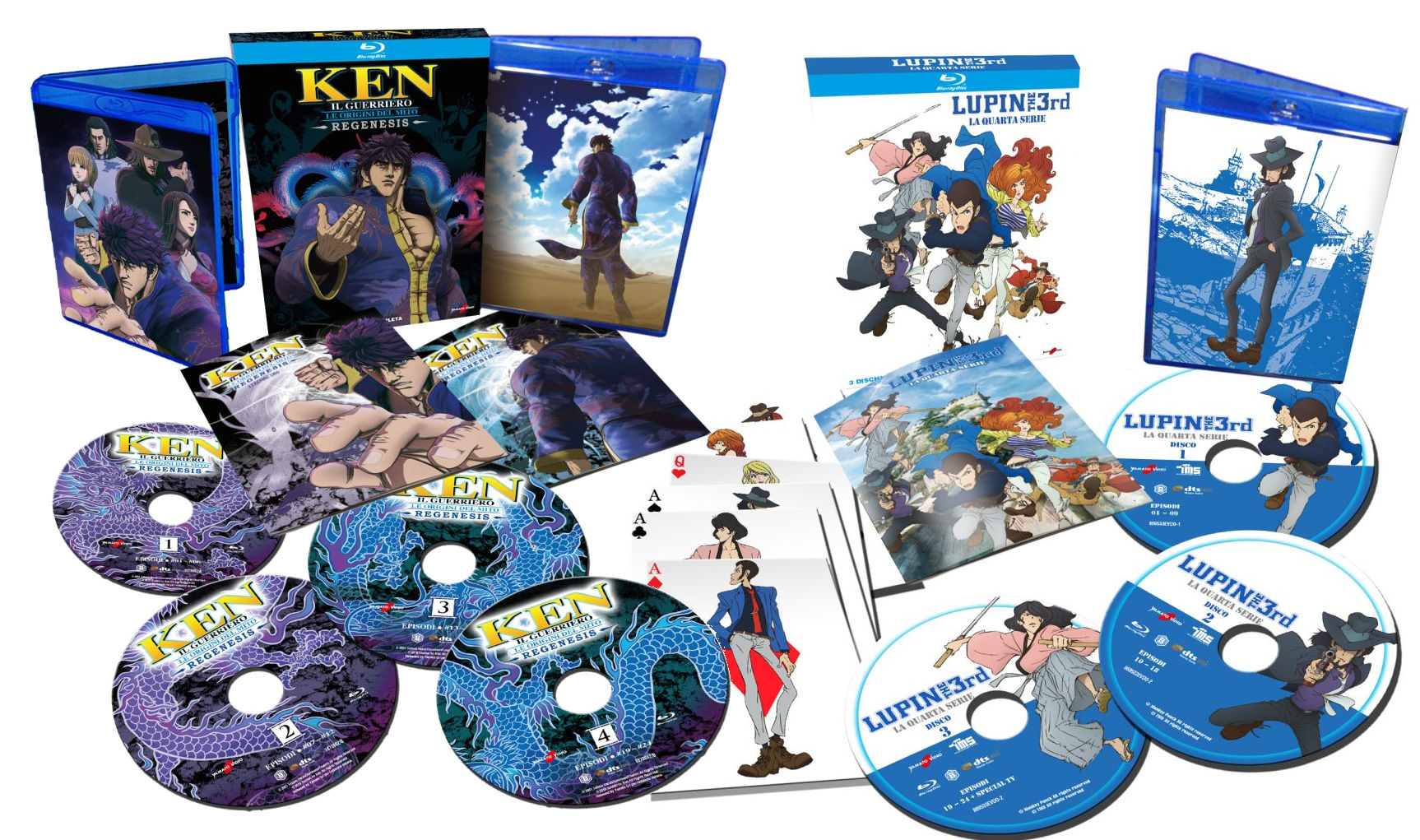 Ken & Lupin III: a luglio due anime cult