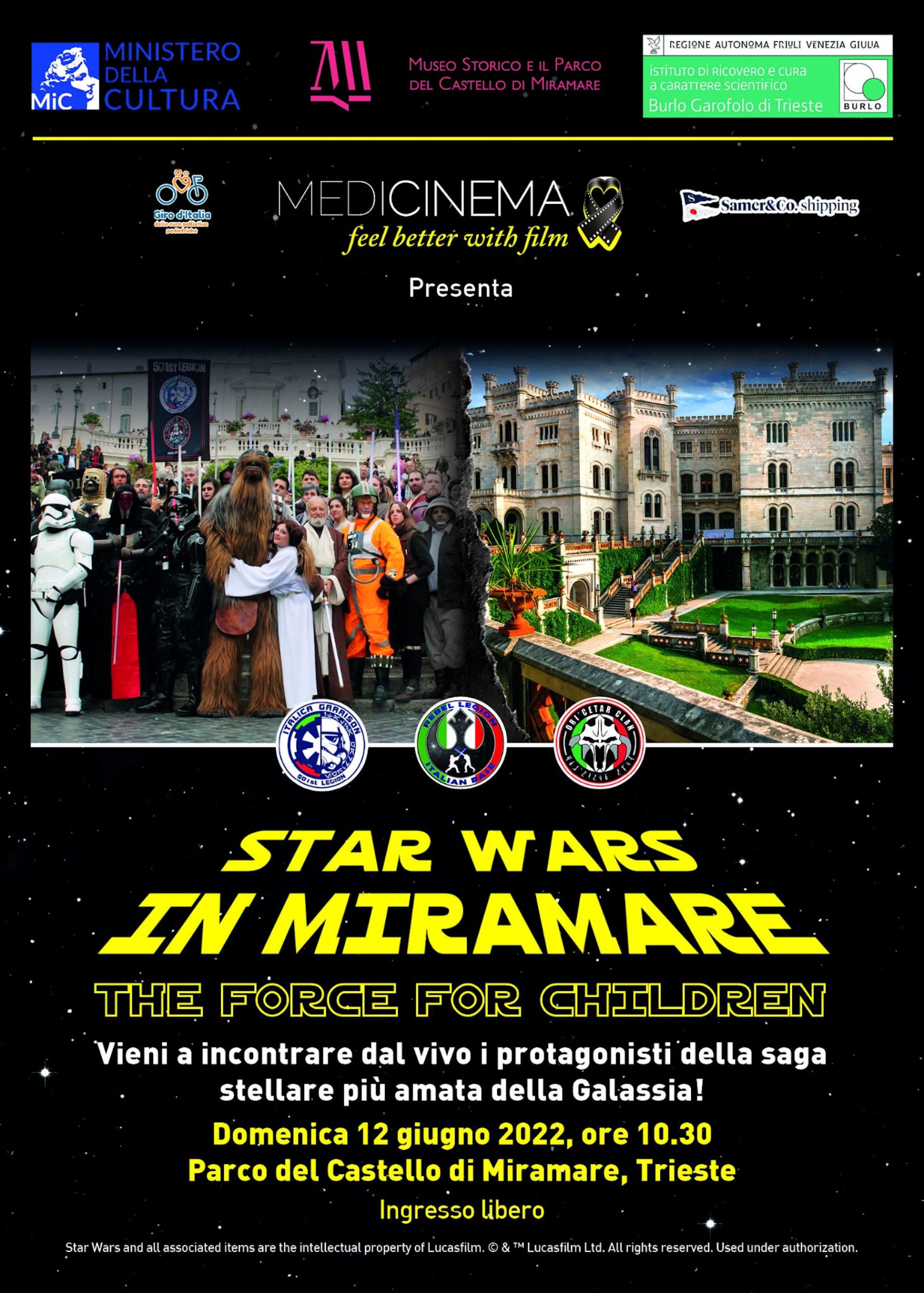 Star Wars in Miramare: The Force for Children