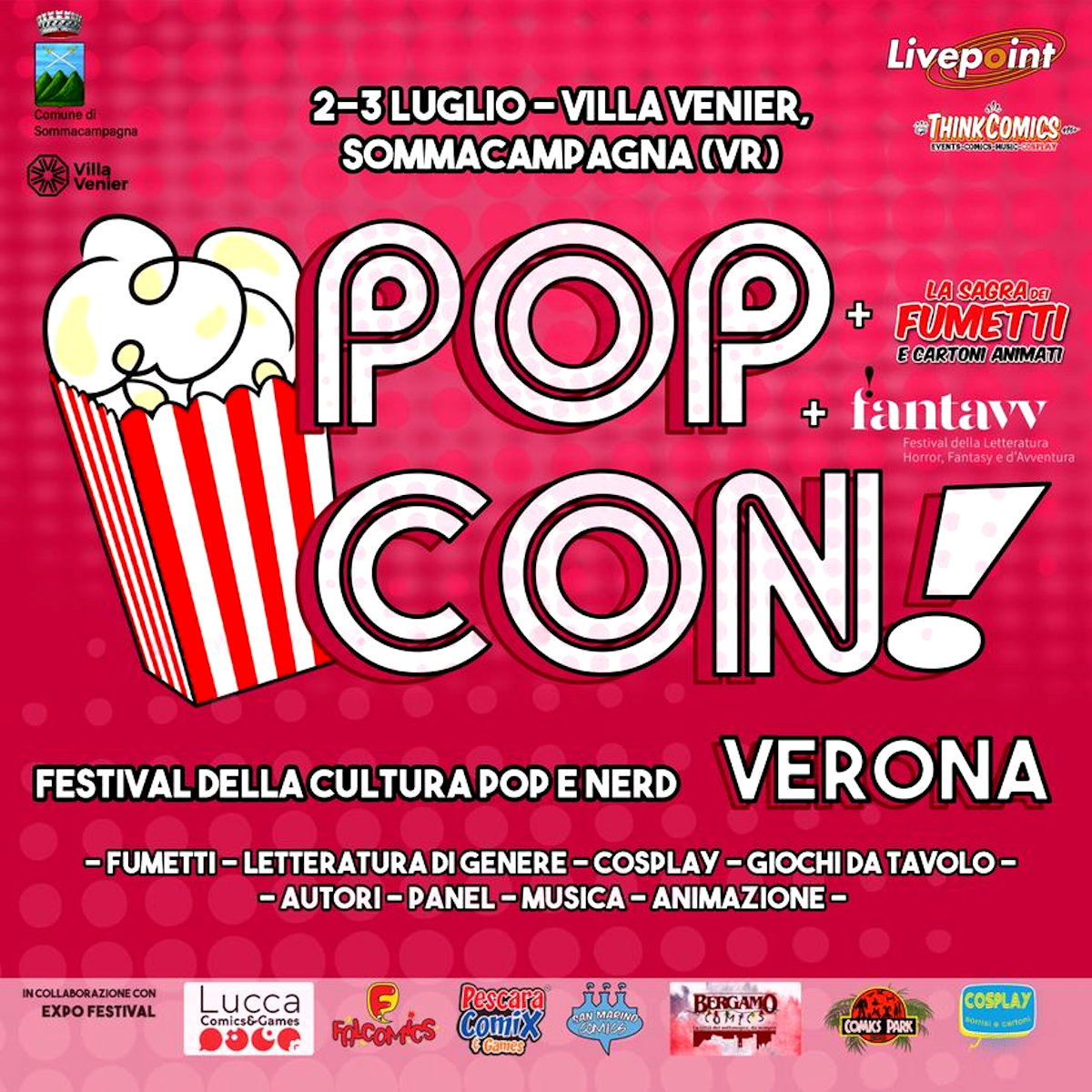 Pop Con! Verona 2 e 3 luglio 2022