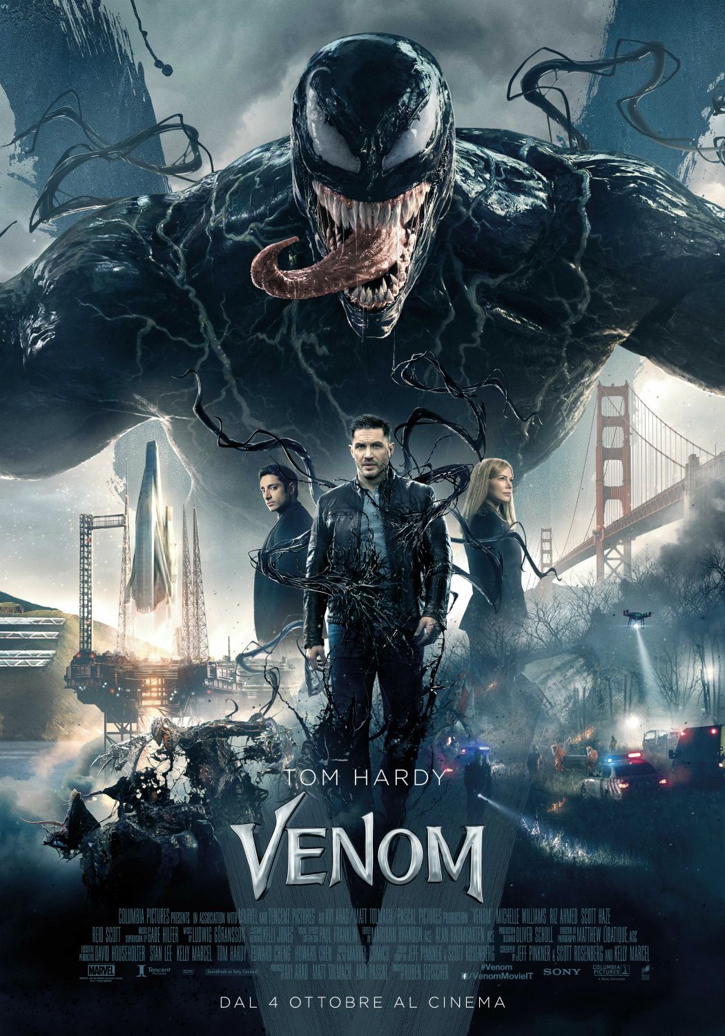 Venom, il simbionte di Tom Hardy