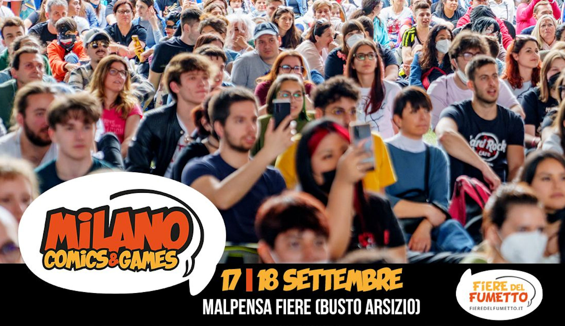 Milano Comics&Games ritorna il 17 e 18 settembre 2022