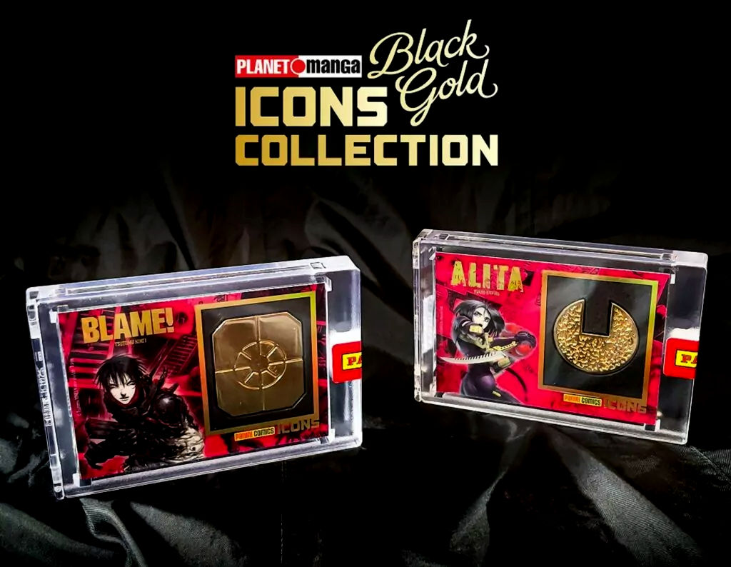 Planet Manga Icons Black Gold Collection