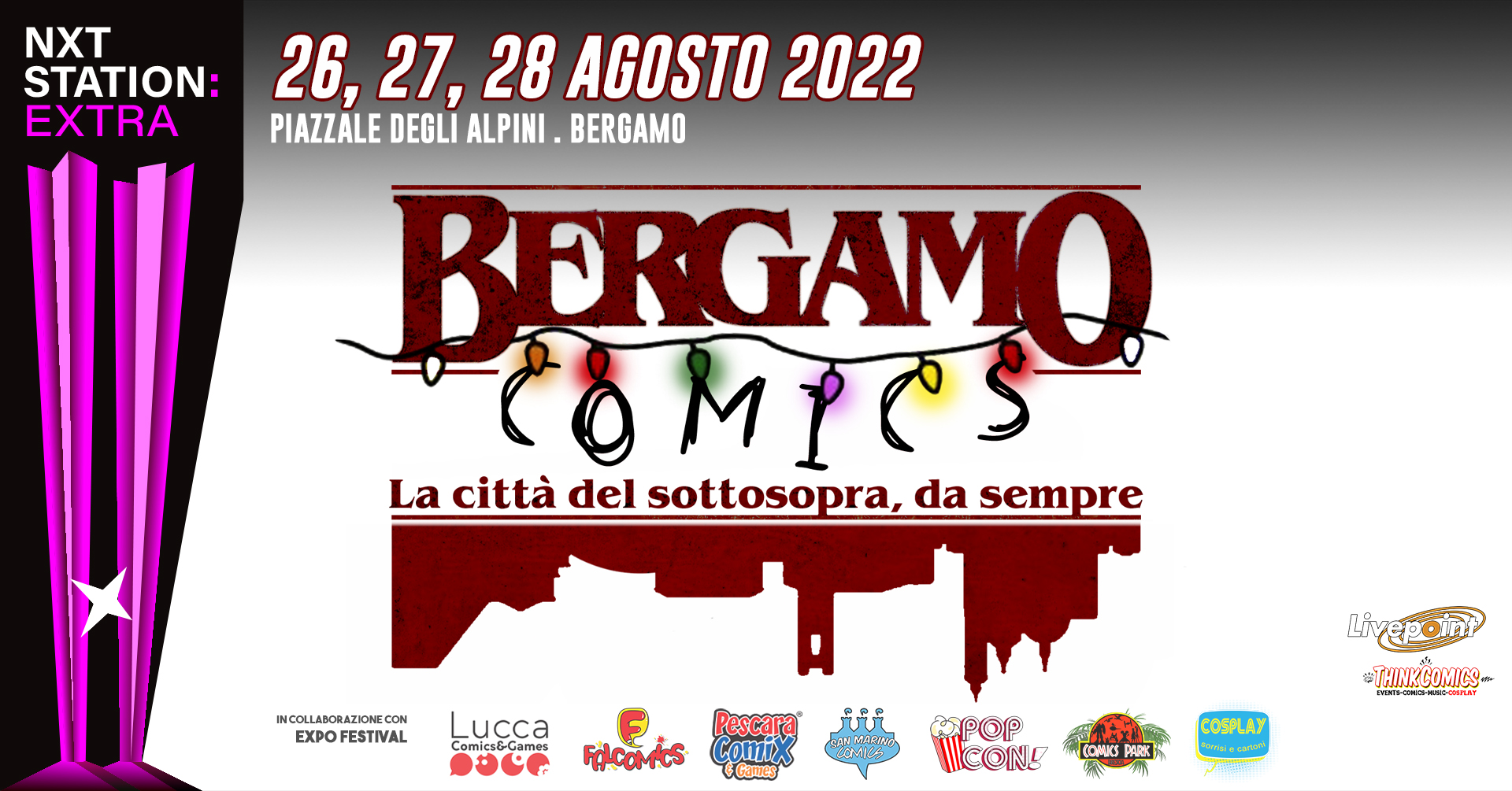 Bergamo Comics, dal 26 al 28 agosto 2022