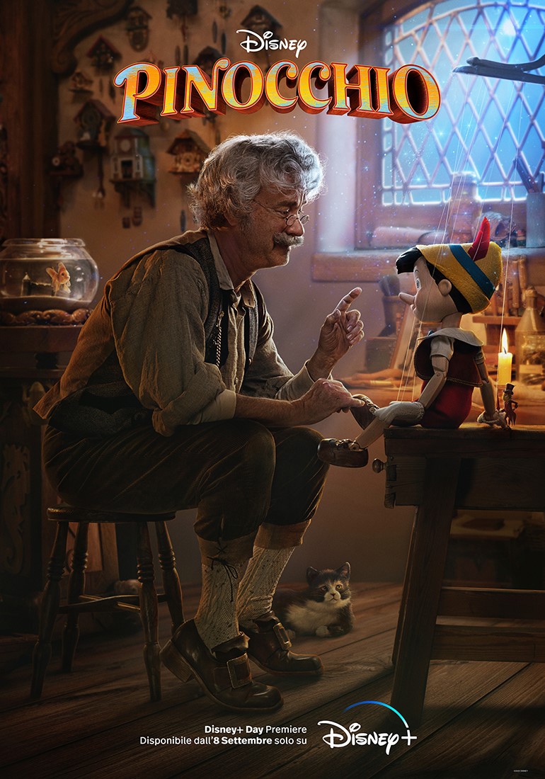 il nuovo trailer e la key art del live action Disney Pinocchio
