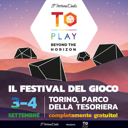 To Play V: Il Festival del gioco torna Il 3 e il 4 Settembre 2022