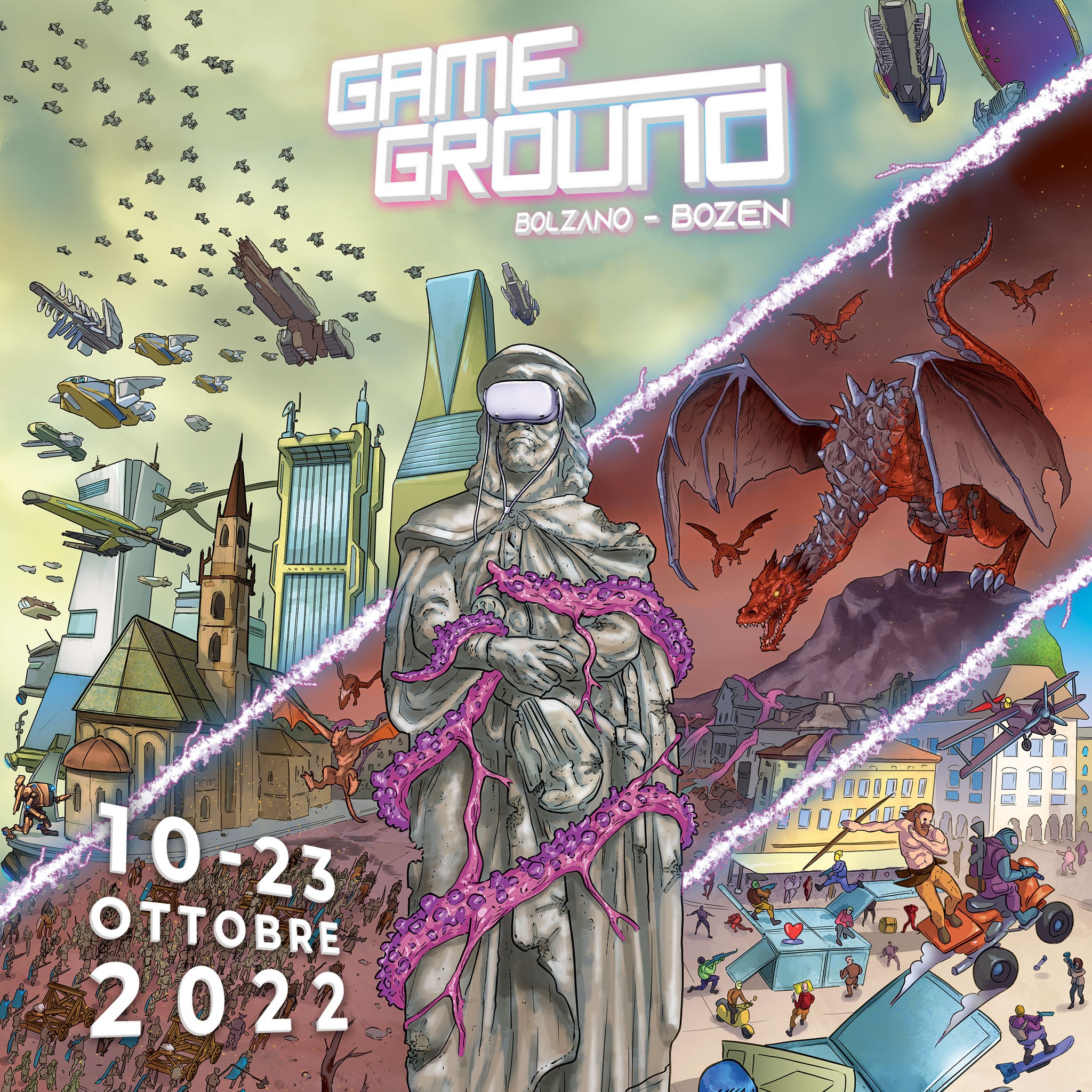 Game Ground, il festival del gaming di Bolzano: 10 al 23 ottobre 2022