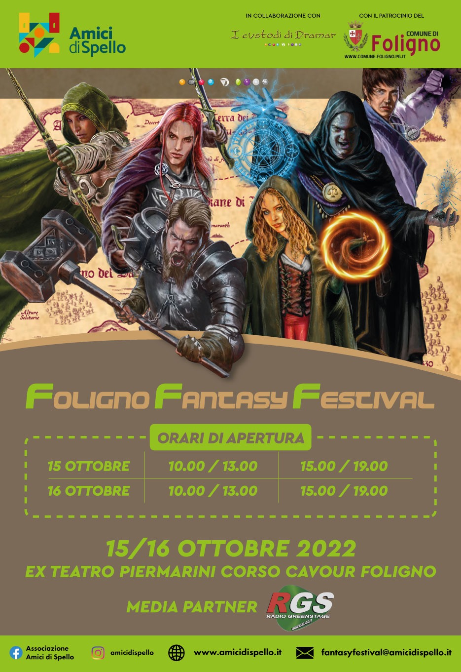 Foligno Festival del Fantasy al Teatro Piermarini