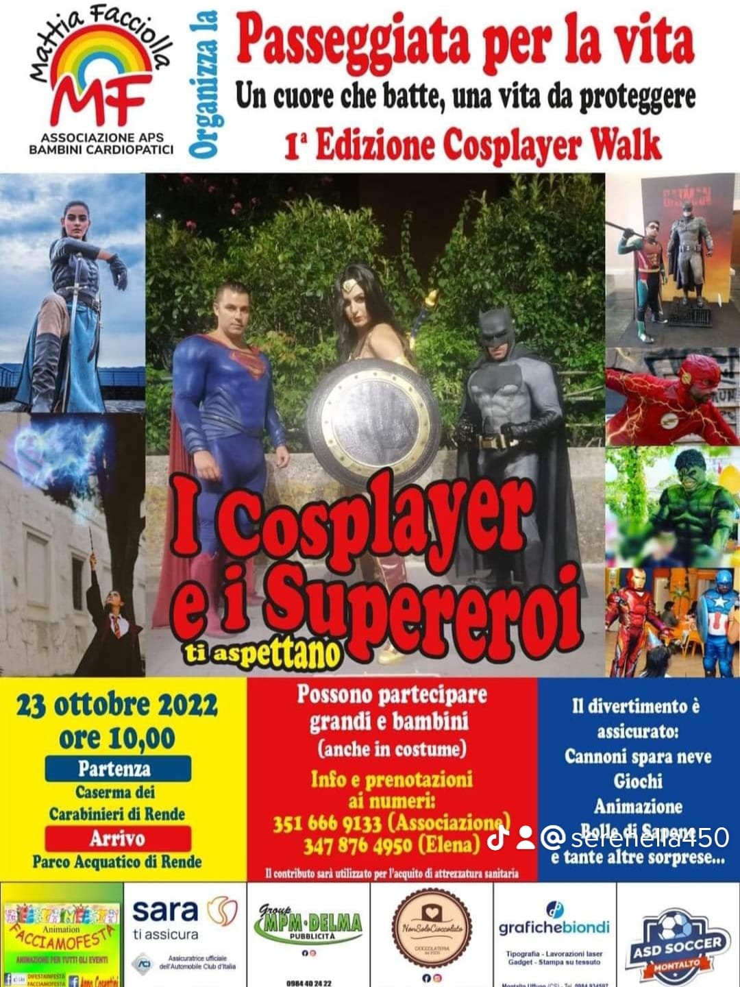 Cosplayer Walk: il 23 ottobre, tutti insieme per una passeggiata per la vita