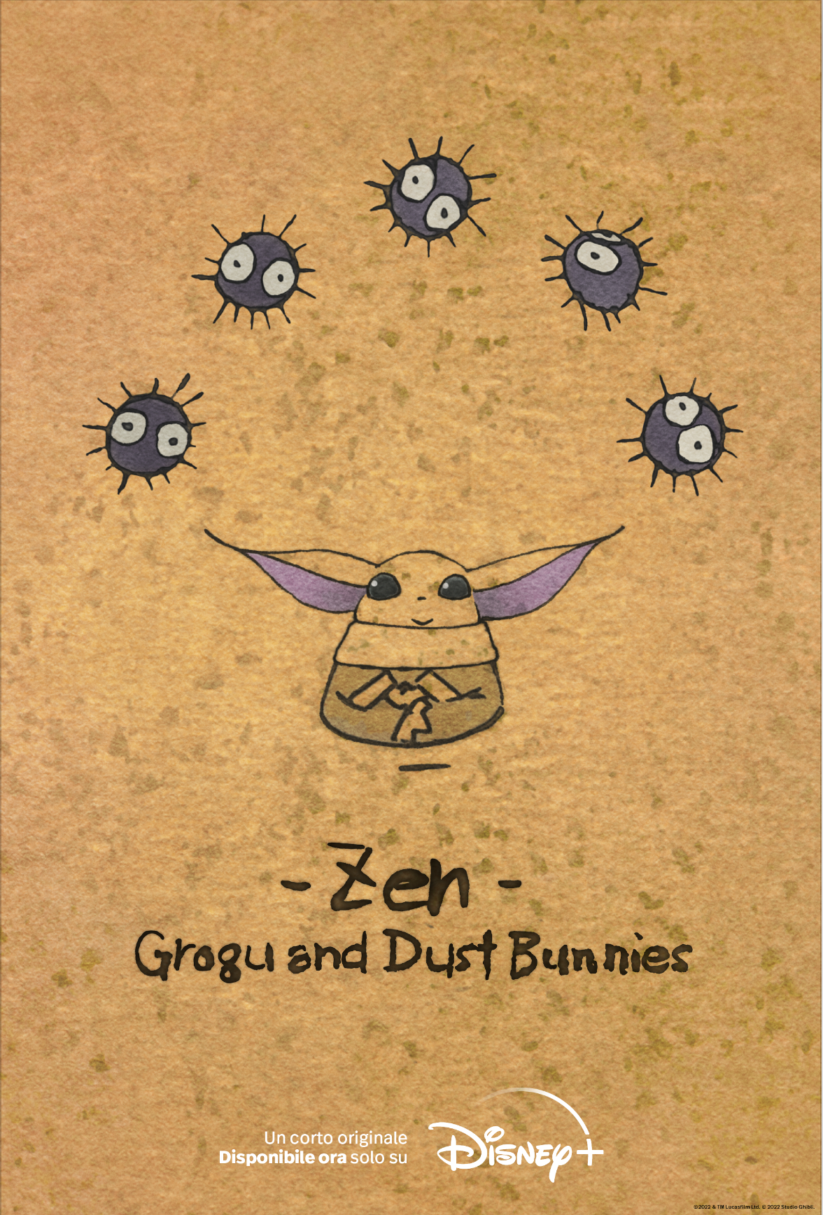 Star Wars Zen – Grogu and Dust Bunnies