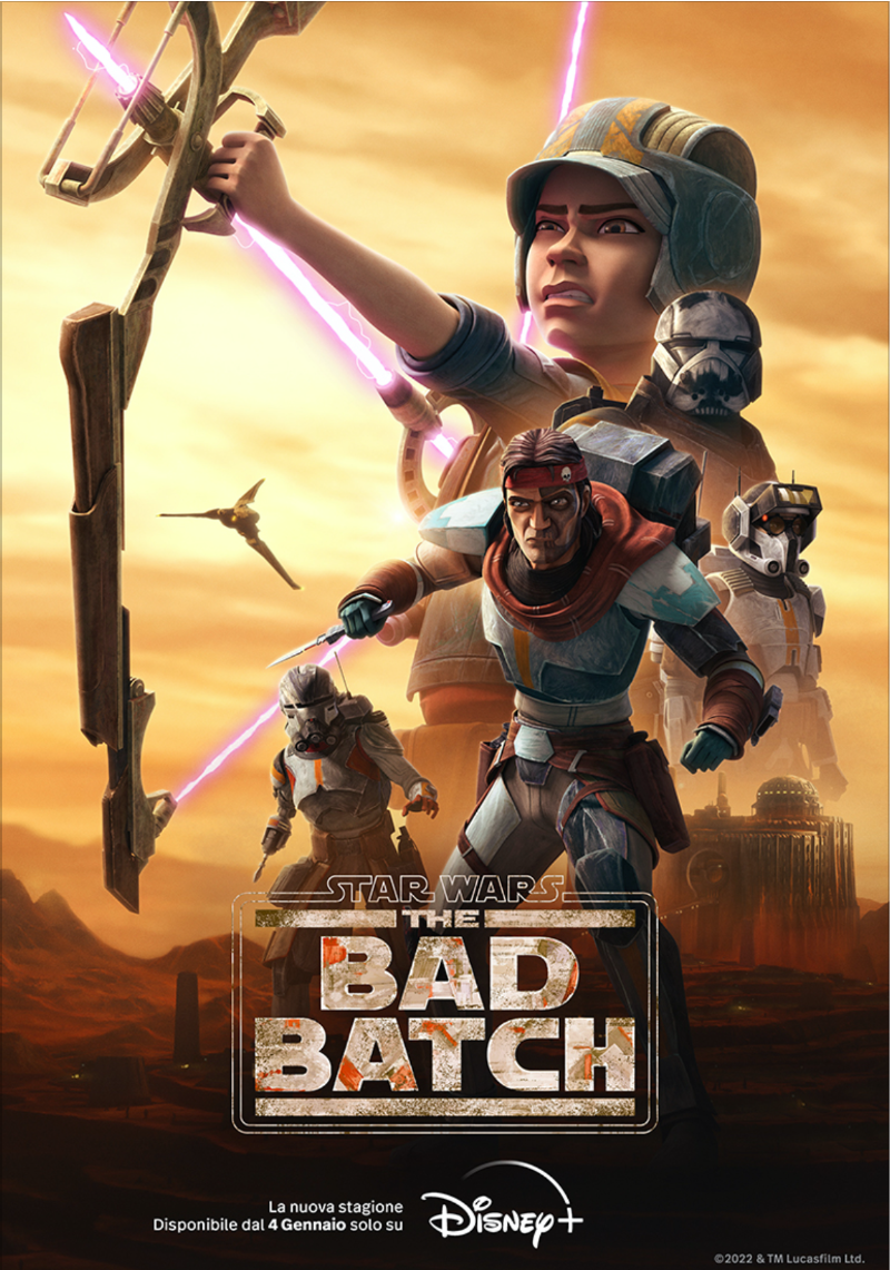 Il trailer e la key art della seconda stagione di Star Wars: The Bad Batch