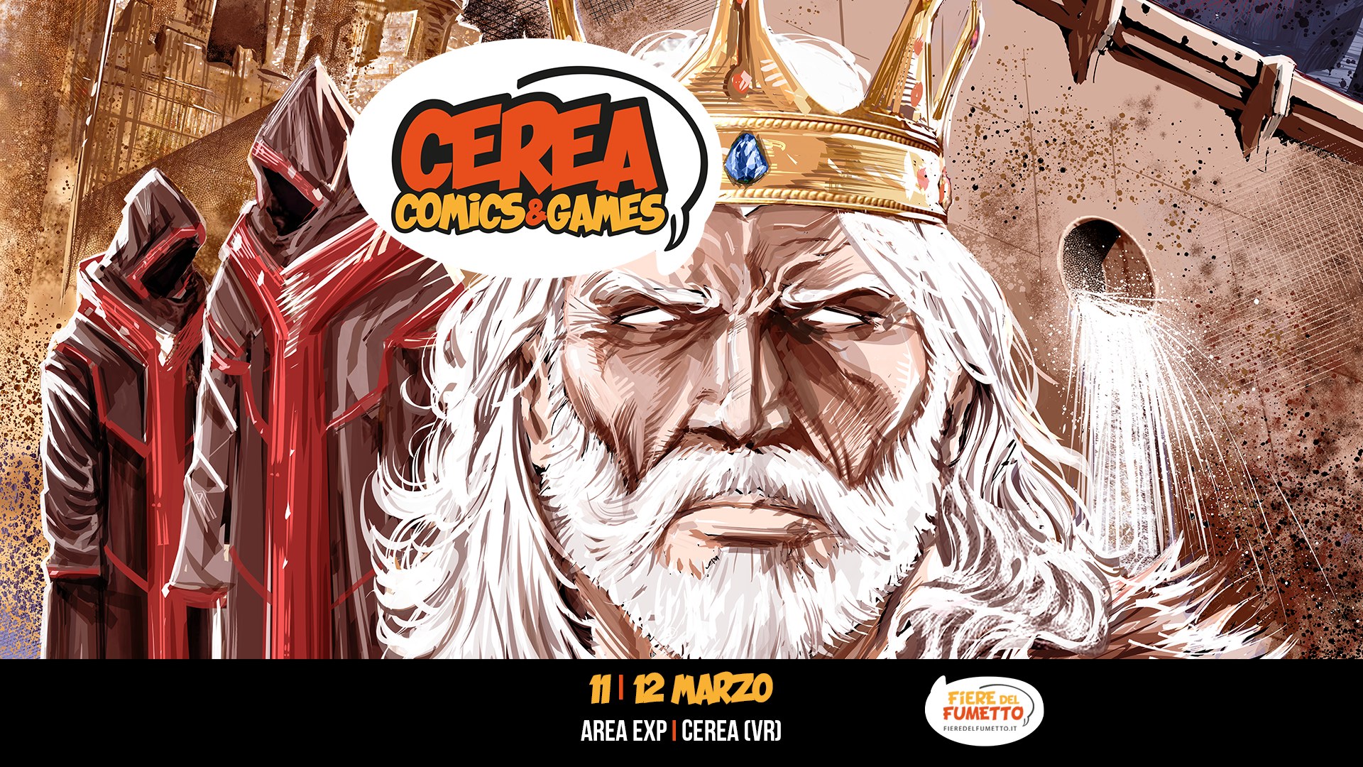 La 3°edizione di Cerea Comics&Games: 11 e 12 marzo 2023