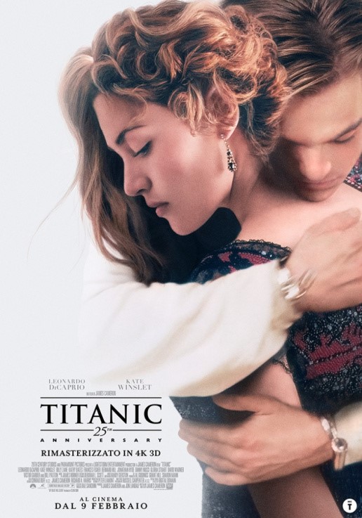 Titanic torna al cinema per il 25 anniversario