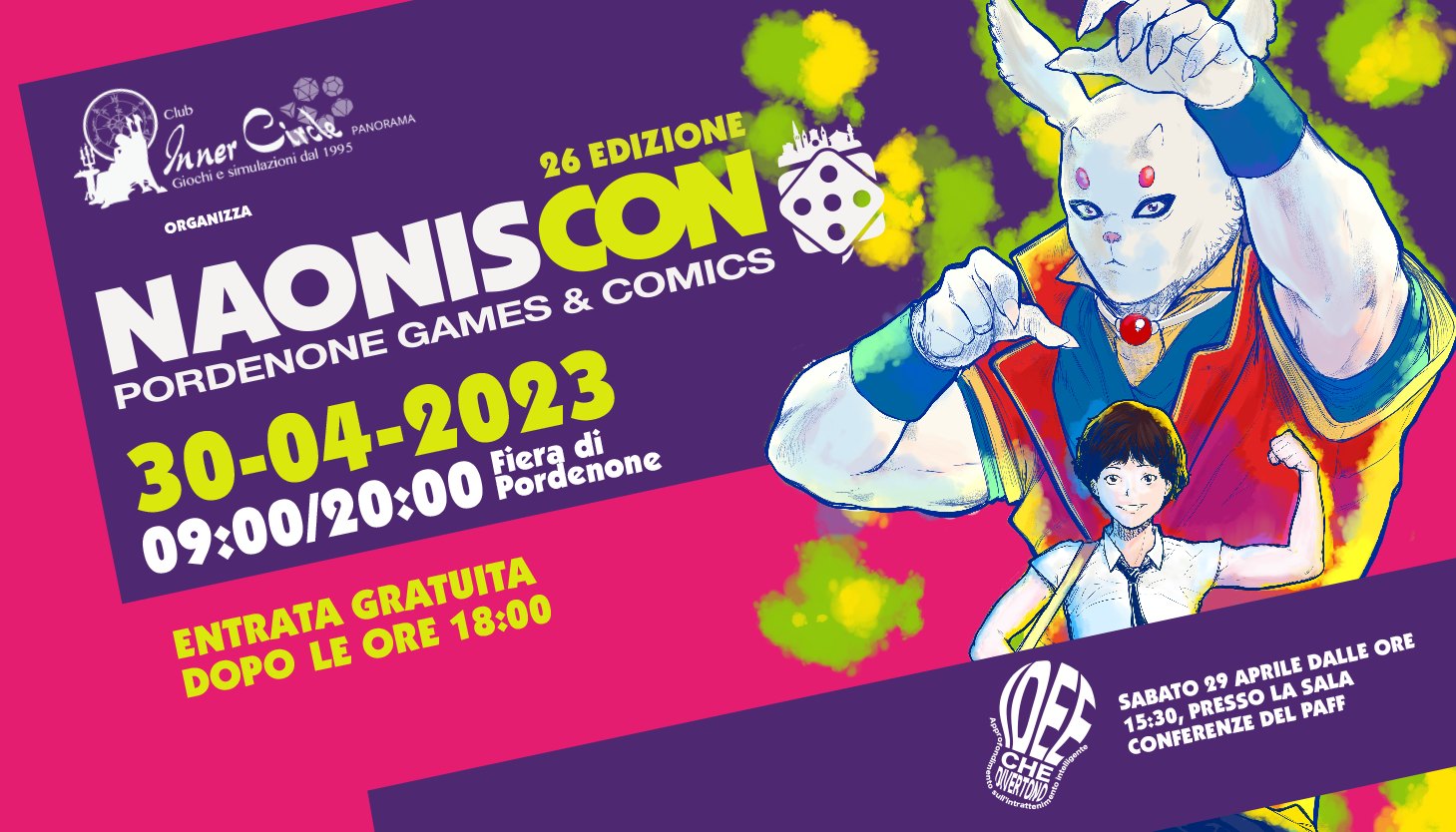 NaonisCon 2023 – Pordenone Games & Comics