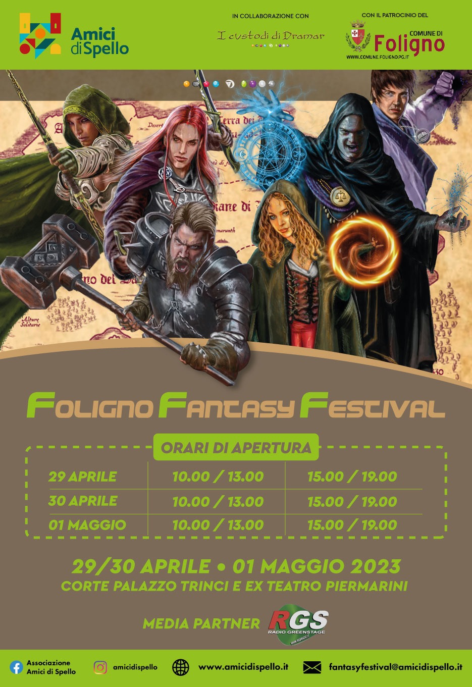 Ritorna a Foligno il Festival del Fantasy 2023