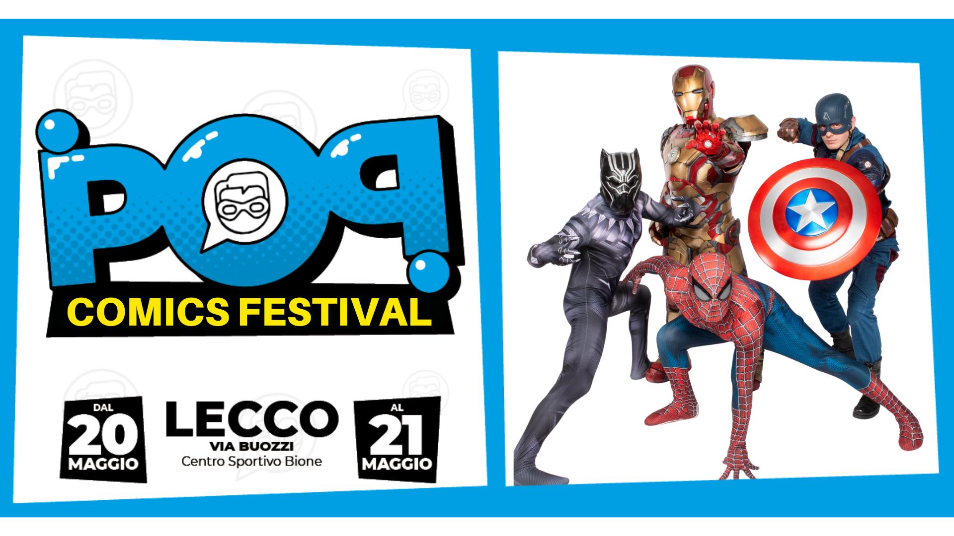 A Lecco sbarca il Pop Comics Festival 2023