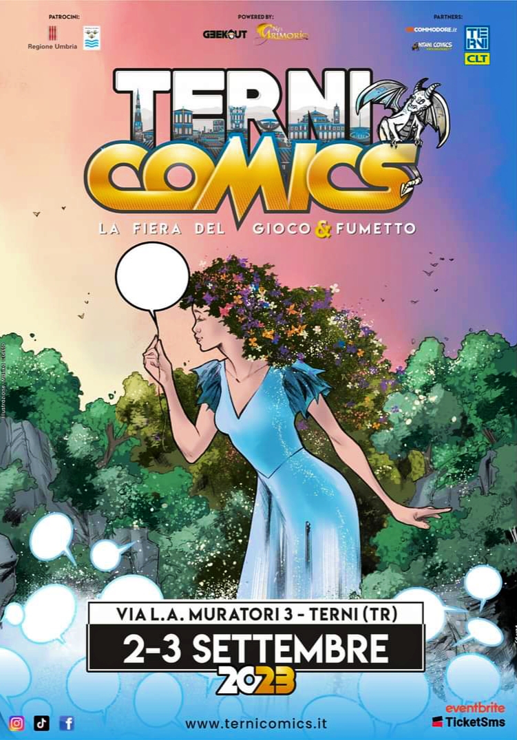 La prima edizione di ‘Terni Comics’: 2 e 3 settembre 2023