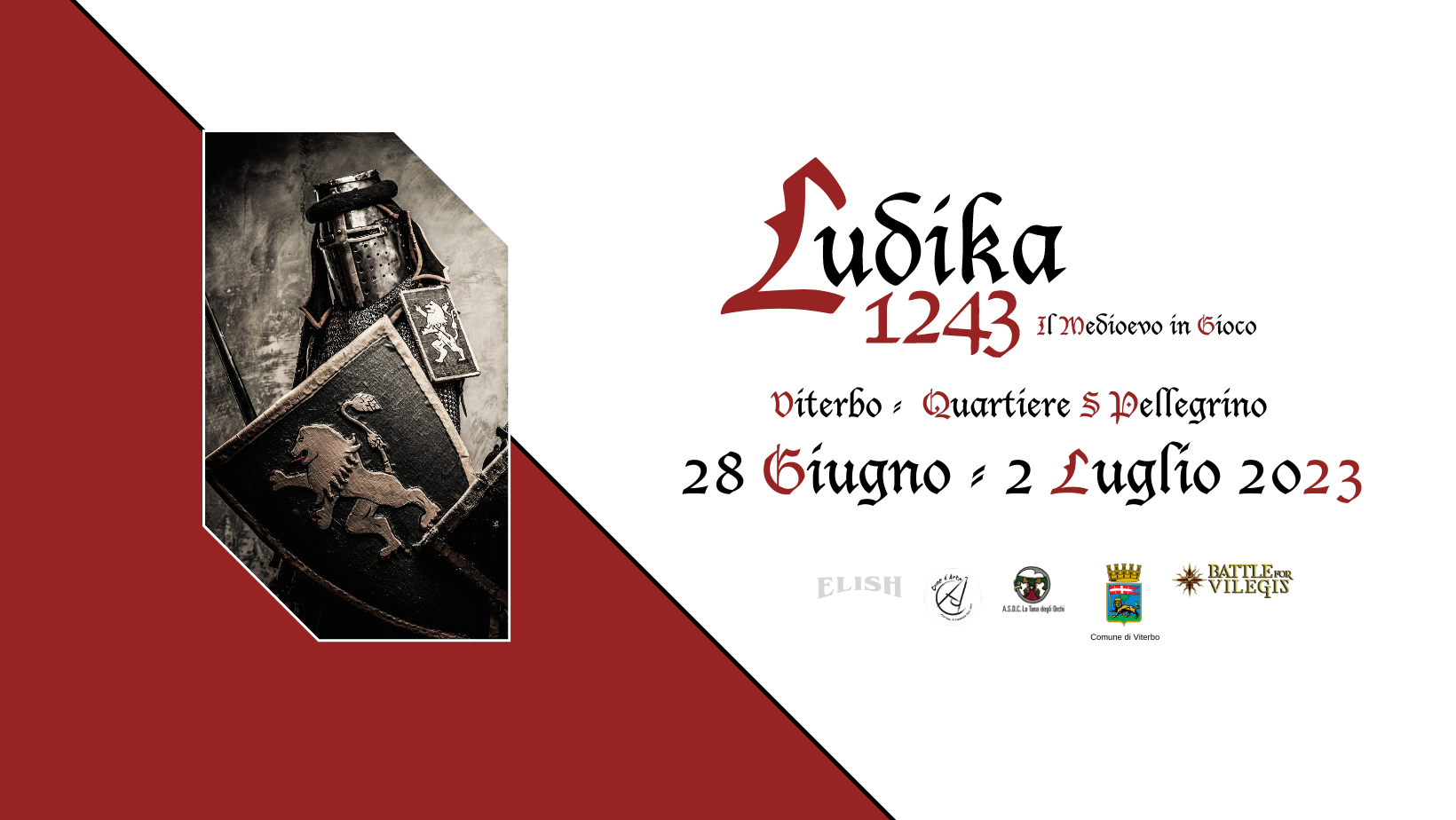 Dal 28 giugno al 02 luglio 2023, la XXIII edizione di Ludika 1243